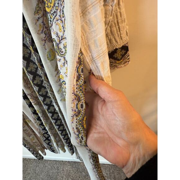 Intimately by Free People Wonderland Robe Womens XS/S Ivory Drop Shoulder Kimono - Picture 5 of 13